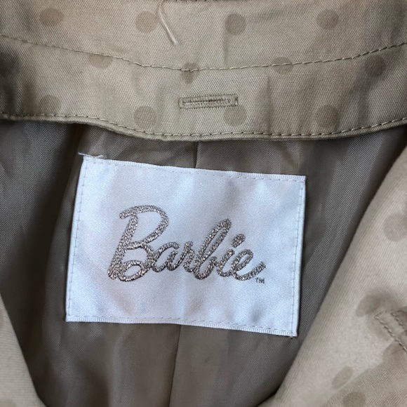 BARBIE Couture Jacket Coat Polka Dot Khaki - Picture 2 of 4